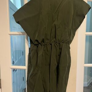 Chic Olive Green Dress